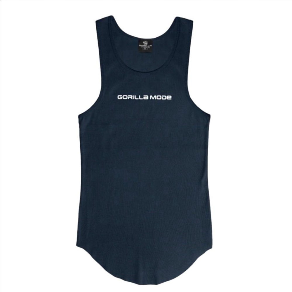 Gorilla Mind Gorilla Mode Tank Top UNISEX - Navy - Size S NEW